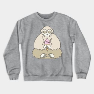 Ice Cream Sloth Crewneck Sweatshirt